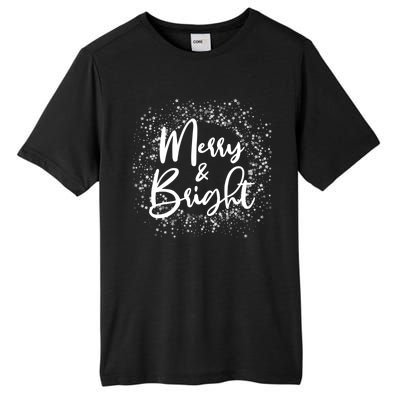 Christmas Merry and Bright Tall Fusion ChromaSoft Performance T-Shirt