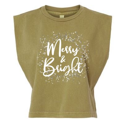 Christmas Merry and Bright Garment-Dyed Women's Muscle Tee