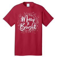 Christmas Merry and Bright Tall T-Shirt