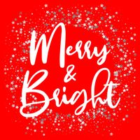 Christmas Merry and Bright Button