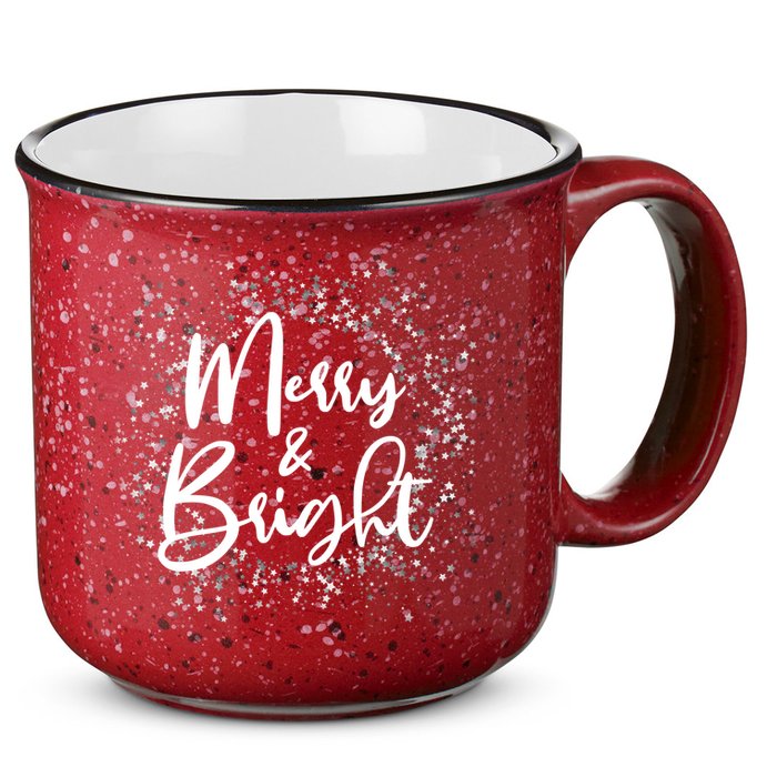 Christmas Merry and Bright 15oz Campfire Ceramic Mug