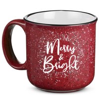 Christmas Merry and Bright 15oz Campfire Ceramic Mug