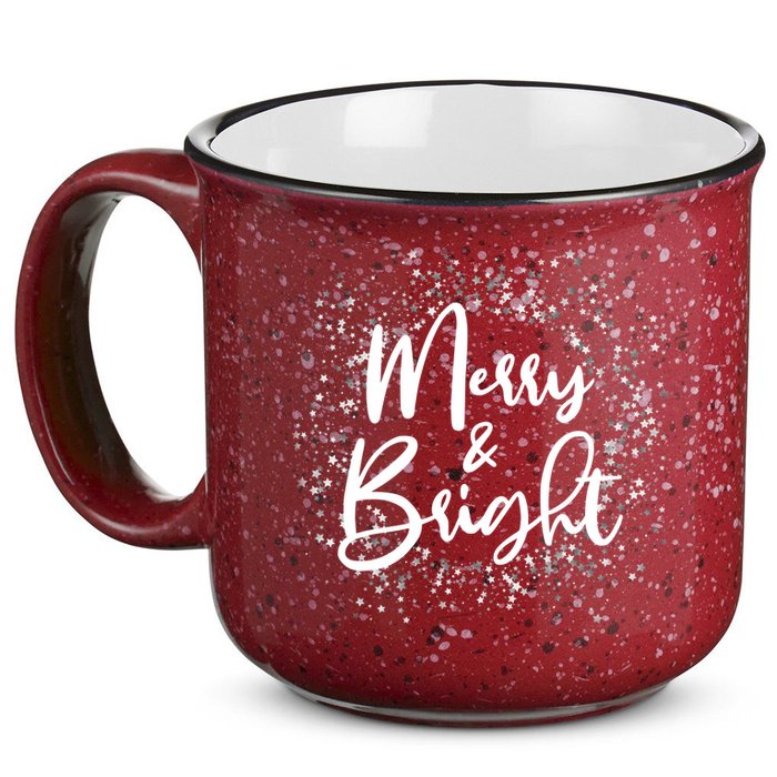 Christmas Merry and Bright 15oz Campfire Ceramic Mug