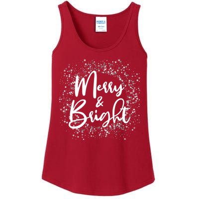 Christmas Merry and Bright Ladies Essential Tank