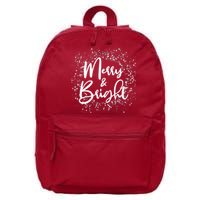 Christmas Merry and Bright 16 in Basic Backpack