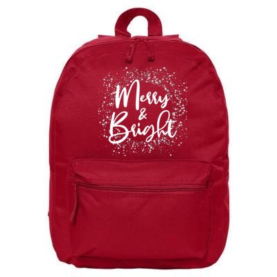 Christmas Merry and Bright 16 in Basic Backpack