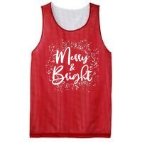 Christmas Merry and Bright Mesh Reversible Basketball Jersey Tank