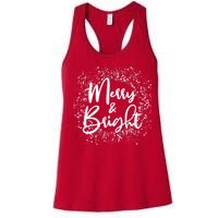 Christmas Merry and Bright Women's Racerback Tank