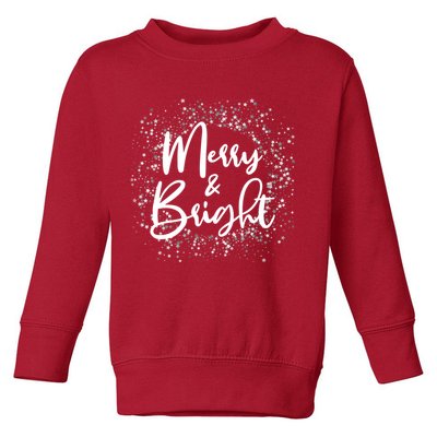 Christmas Merry and Bright Toddler Sweatshirt