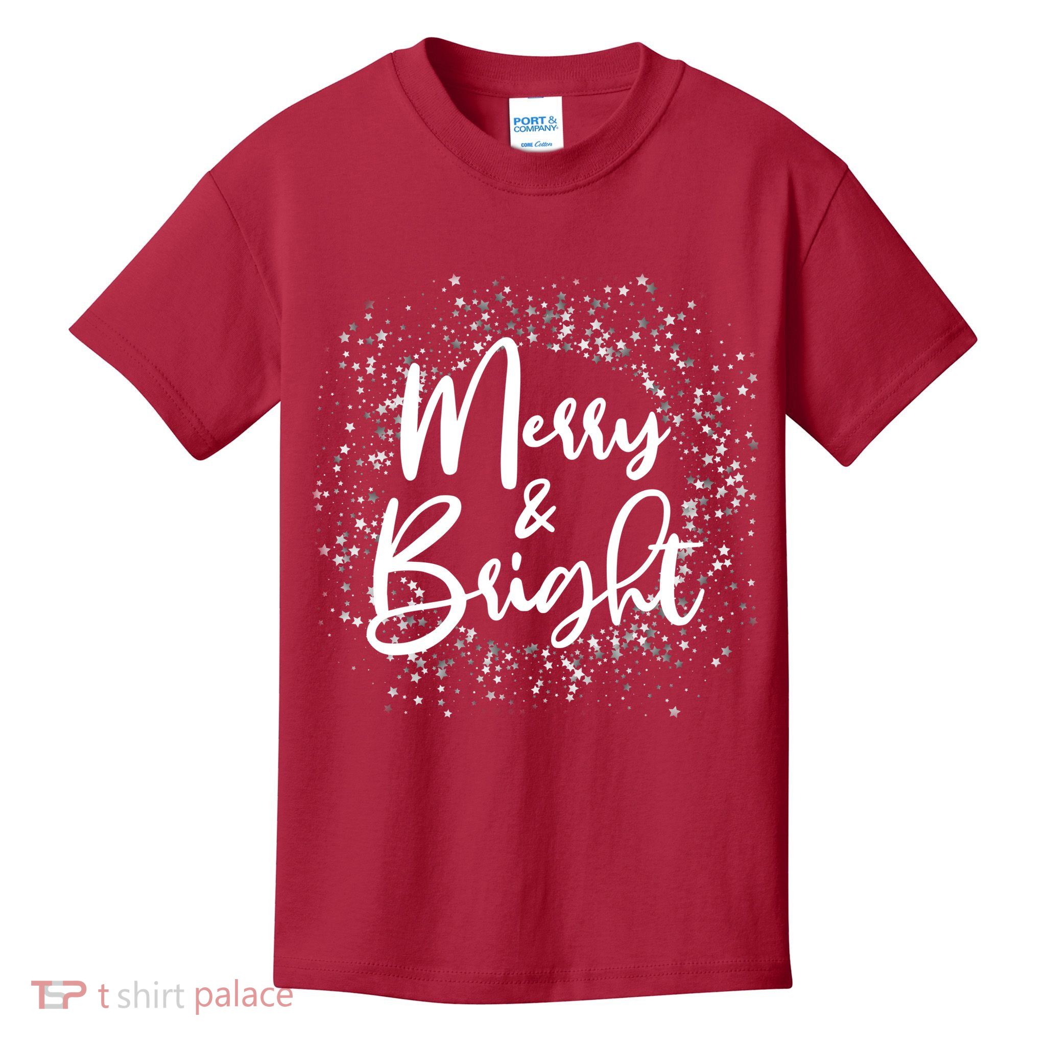 Christmas Merry and Bright Kids T-Shirt
