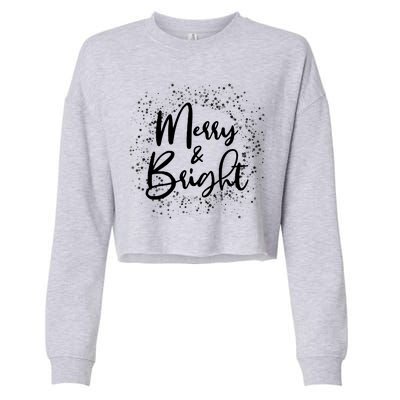 Christmas Merry and Bright Cropped Pullover Crew