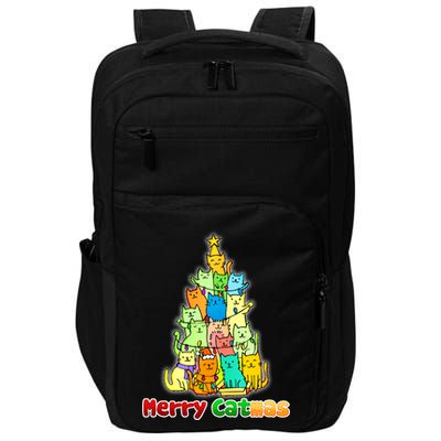 Christmas Merry Catmas Tree Impact Tech Backpack