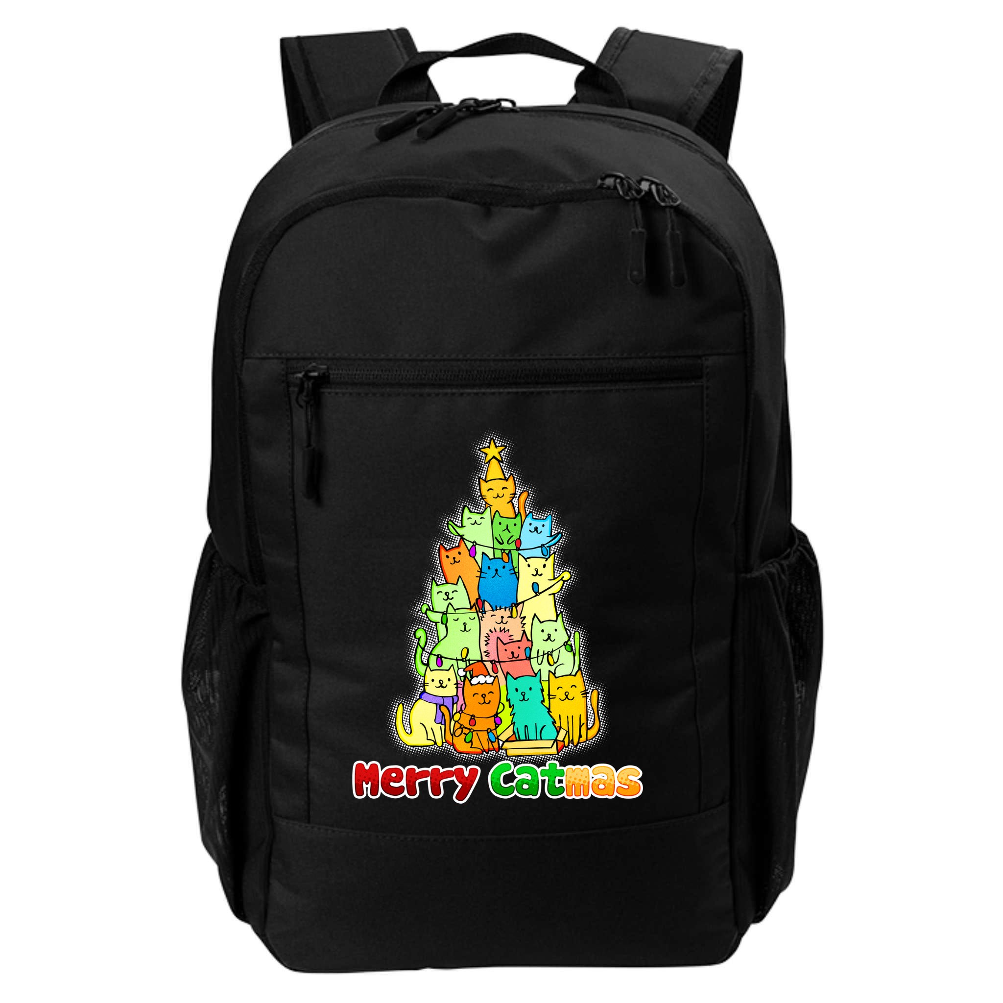 Christmas Merry Catmas Tree Backpack