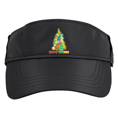 Christmas Merry Catmas Tree Adult Drive Performance Visor