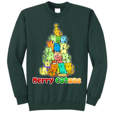 Christmas Merry Catmas Tree Sweatshirt