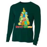 Christmas Merry Catmas Tree Cooling Performance Long Sleeve Crew