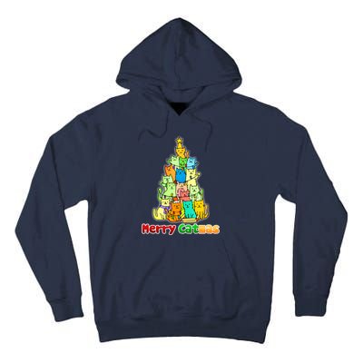 Christmas Merry Catmas Tree Tall Hoodie