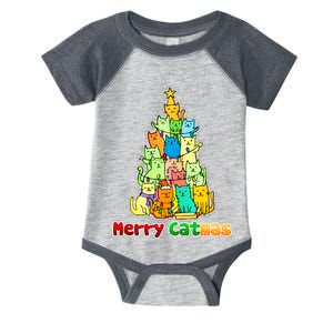 Christmas Merry Catmas Tree Infant Baby Jersey Bodysuit