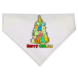 Christmas Merry Catmas Tree USA-Made Doggie Bandana