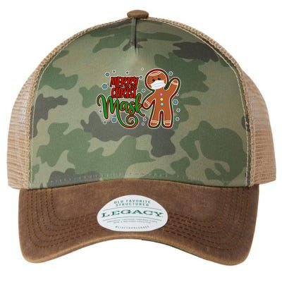 Christmas Merry Christ-Mask Gingerbread Man Legacy Tie Dye Trucker Hat