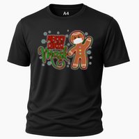 Christmas Merry Christ-Mask Gingerbread Man Cooling Performance Crew T-Shirt