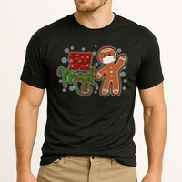 Christmas Merry Christ-Mask Gingerbread Man Cooling Performance Crew T-Shirt