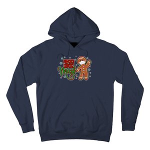 Christmas Merry Christ-Mask Gingerbread Man Hoodie