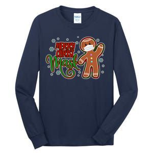 Christmas Merry Christ-Mask Gingerbread Man Tall Long Sleeve T-Shirt