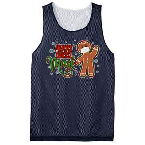 Christmas Merry Christ-Mask Gingerbread Man Mesh Reversible Basketball Jersey Tank