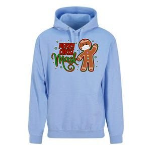 Christmas Merry Christ-Mask Gingerbread Man Unisex Surf Hoodie