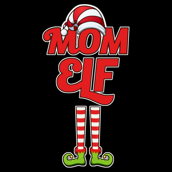 Christmas Mom Elf Cooling Performance Crew T-Shirt