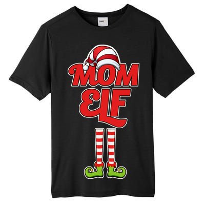 Christmas Mom Elf Tall Fusion ChromaSoft Performance T-Shirt