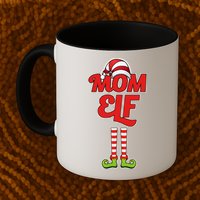 Christmas Mom Elf Mug