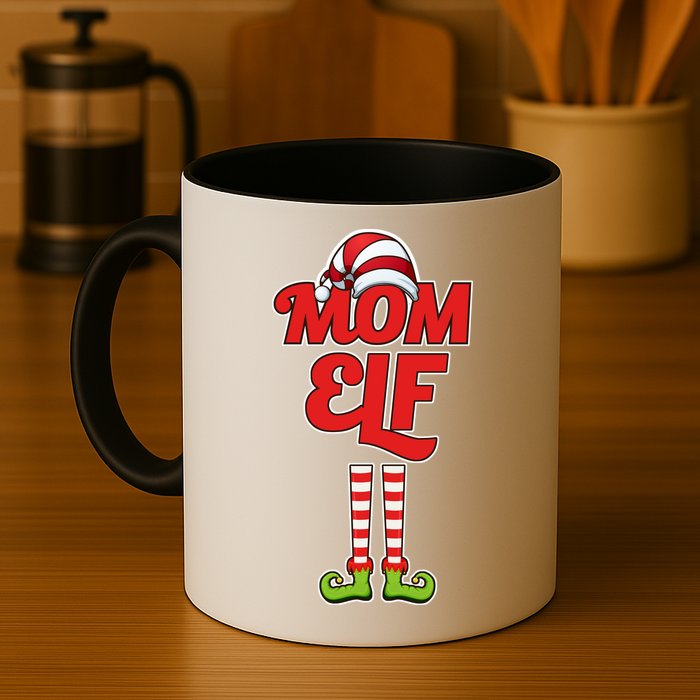 Christmas Mom Elf Mug