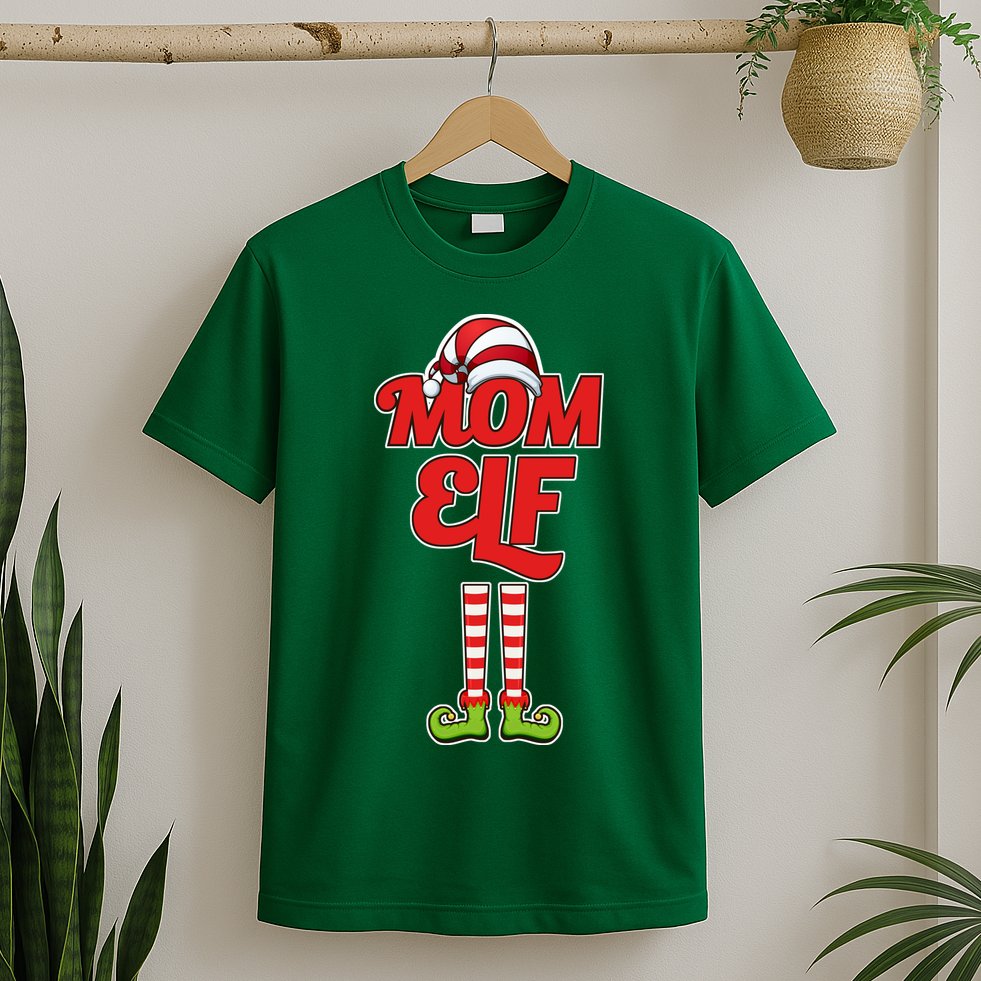 Christmas Mom Elf T-Shirt