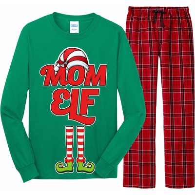 Christmas Mom Elf Long Sleeve Pajama Set