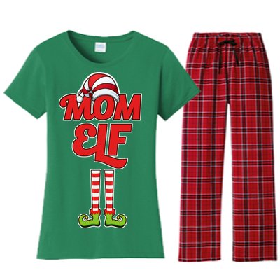 Christmas Mom Elf Women's Flannel Pajama Set