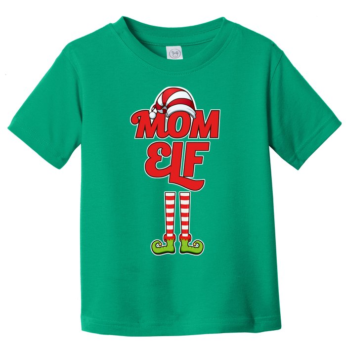 Christmas Mom Elf Toddler T-Shirt