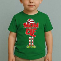 Christmas Mom Elf Toddler T-Shirt