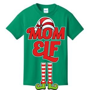 Christmas Mom Elf Kids T-Shirt