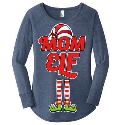 Christmas Mom Elf Women's Perfect Tri Tunic Long Sleeve Shirt