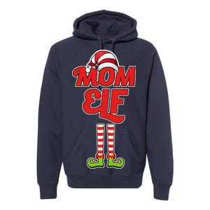 Christmas Mom Elf Premium Hoodie