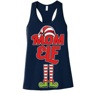 Christmas Mom Elf Women's Racerback Tank