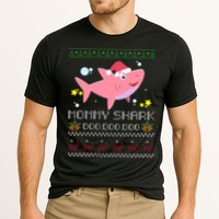 Christmas Mommy Shark Cooling Performance Crew T-Shirt