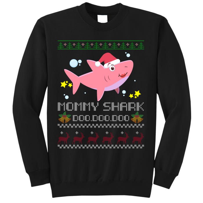 Christmas Mommy Shark Sweatshirt