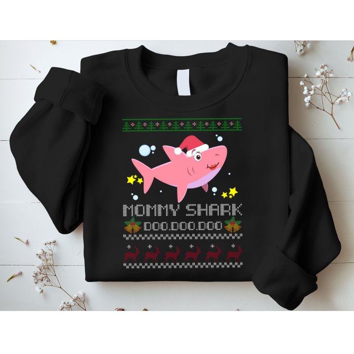 Christmas Mommy Shark Sweatshirt