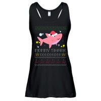 Christmas Mommy Shark Ladies Essential Flowy Tank