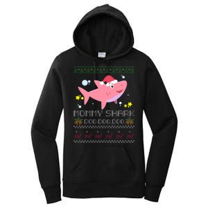 Christmas Mommy Shark Women's Pullover Hoodie