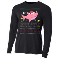 Christmas Mommy Shark Cooling Performance Long Sleeve Crew