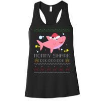 Christmas Mommy Shark Women's Racerback Tank